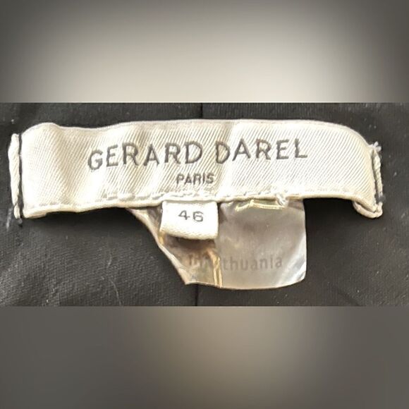 Gerard Darel of Paris Black F/F Dress Pants Great Pre-Owned Condition Sz46/US 10 - Picture 3 of 4